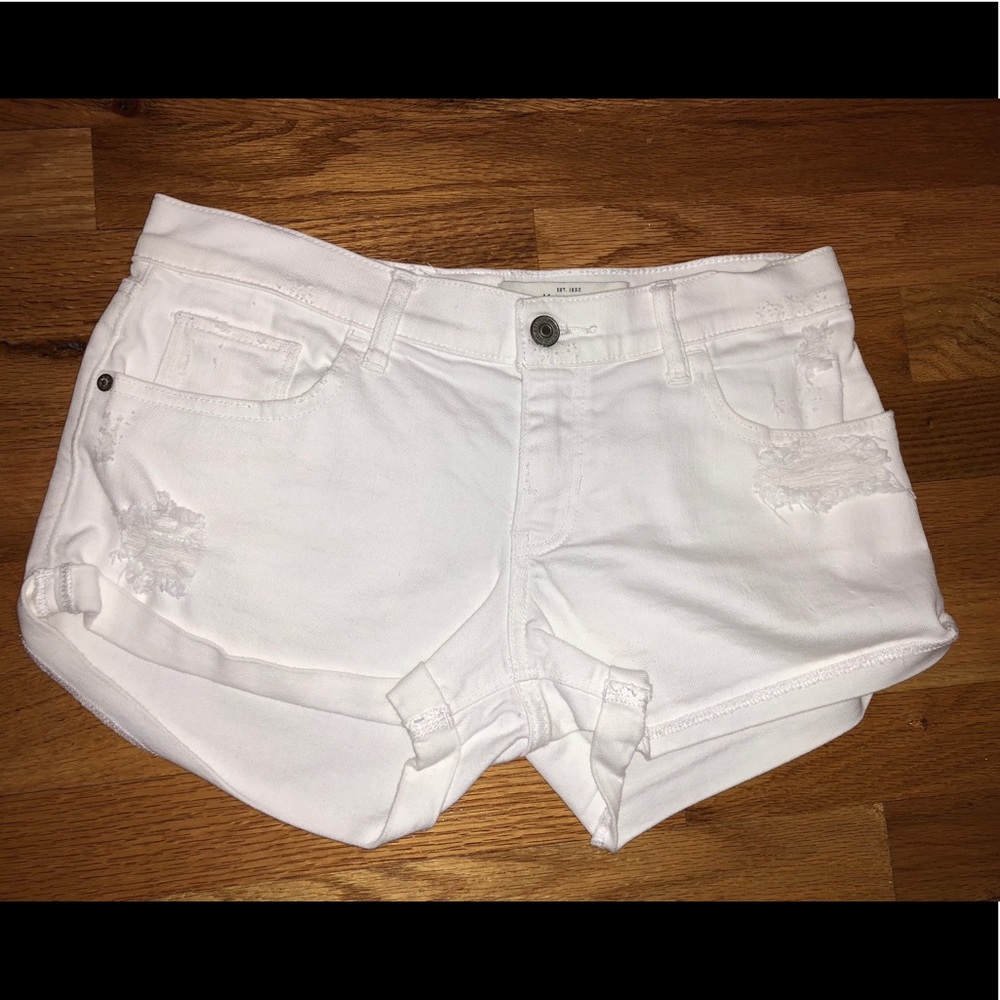 Abercrombie & Fitch White Shorts